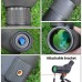 12-36X50 Spotting Scope HD Zoom Monocular Powerful Telescope Bak4 Prism Waterproof Anti-Fog for Outdoor Camping Bird Watching [en-gb]