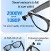 1080P WiFi Transmission Smart Glasses Recording Videos AI Photo Recognition Answer Translation 220mAh Battery Bluetooth Glasses Automatic Button Camera Colorful Magnetic Wearable [en-gb]