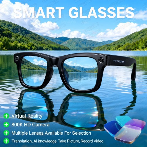 1080P HD Smart Glasses Color-changing Lens Bluetooth AI GPT Camera Call Voice Assistant Translate Identify Objects Smart Glasses [en-gb]
