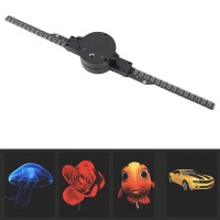 42 cm3D holographic fan advertising machine holographic projection WiFi projector with 224 LED lamp beads 3D advertising player Adapter Adjustable Audio Card Wireless Connection Phone [en-gb]