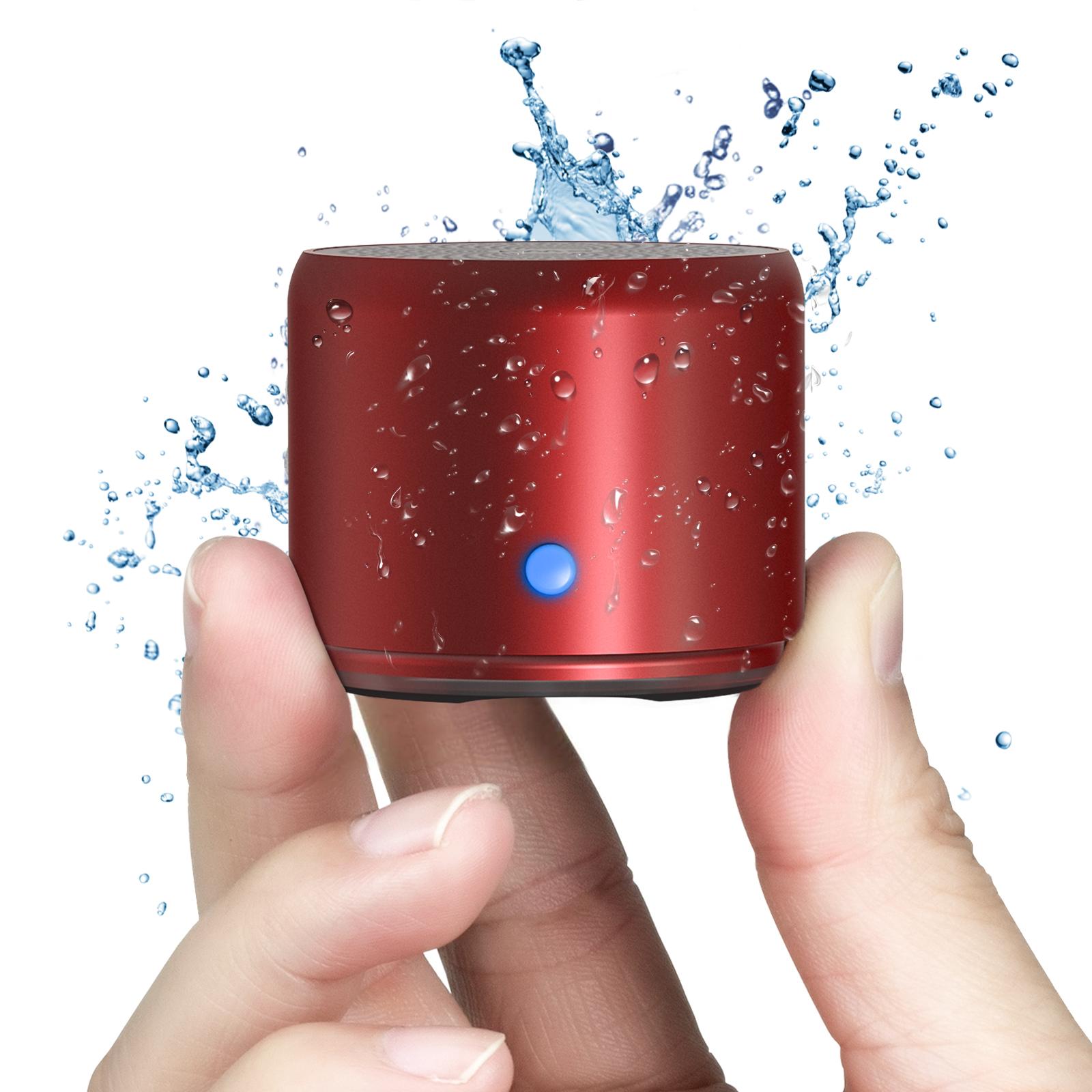 EWA Travel Case Packed A106 Pro Portable Bluetooth Speaker with Custom Bass Radiator Brief Design IP67 Waterproof Mini Speaker