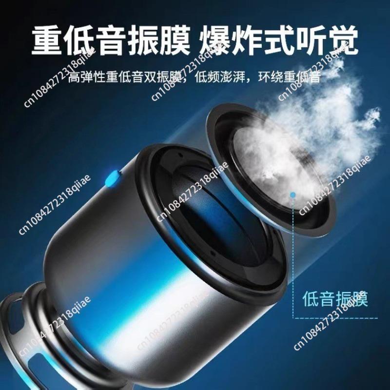 T09C EWA A106 Pro Mini Bluetooth Speaker with Custom Bass Radiator Waterproof Super Portable Speakers for Shower, Car Pink