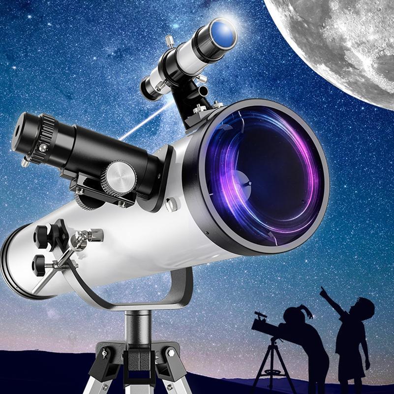 35X-875X Professional Astronomical Telescope Monocular 114MM Large-Aperture F70076 for Stargazing Bird Watching Moon