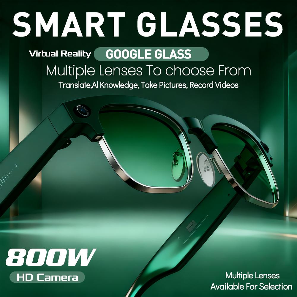2025 Smart Glasses Photography Video AI Intelligent Interactive Translation Smart Sunglasses Bluetooth Call Music Play For IOS