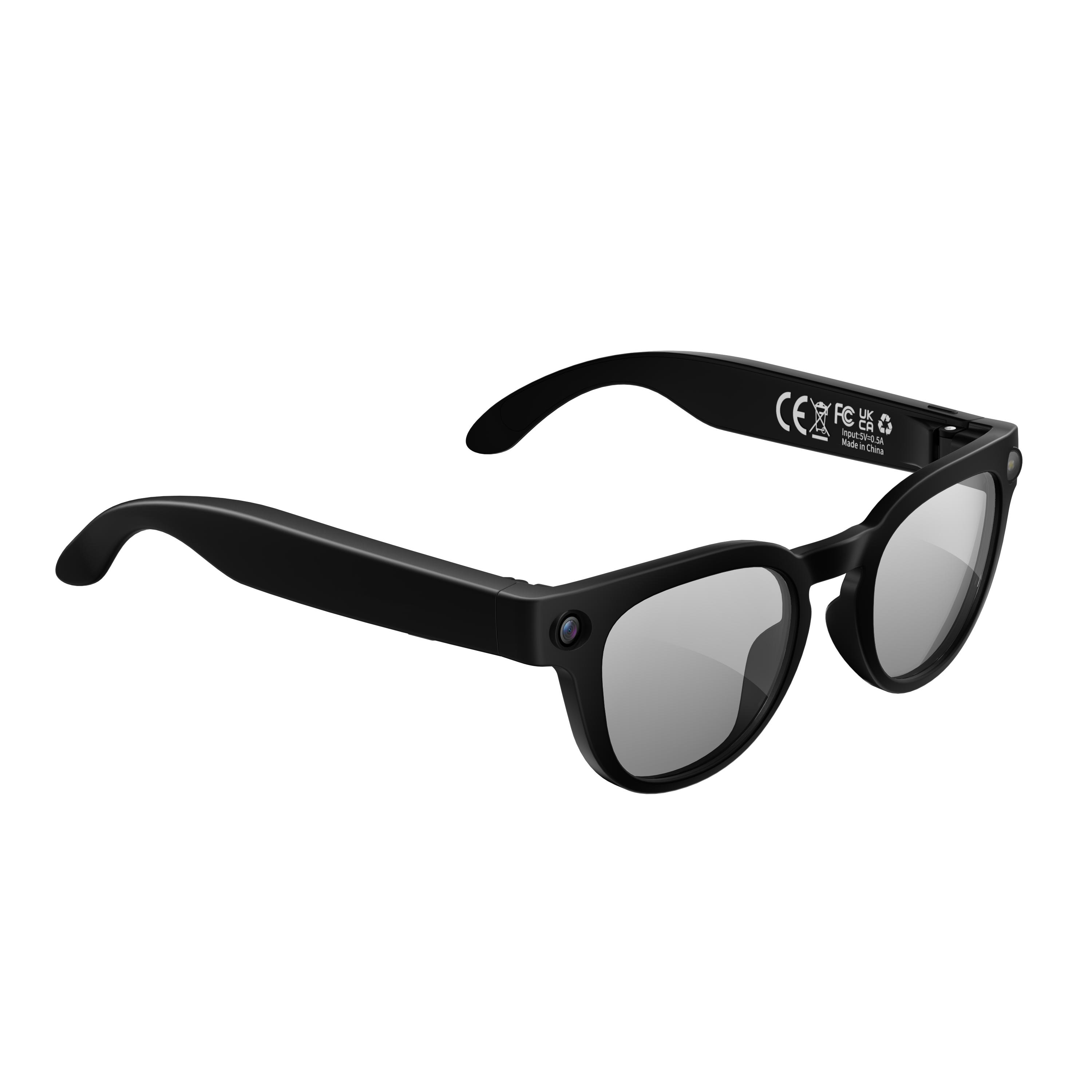 Double lenses Ai Smart Glasses With 800W HD Camera,2G Memory,Bluetooth Headsets,call,Music,Photo Shooting,Video Recording IP65