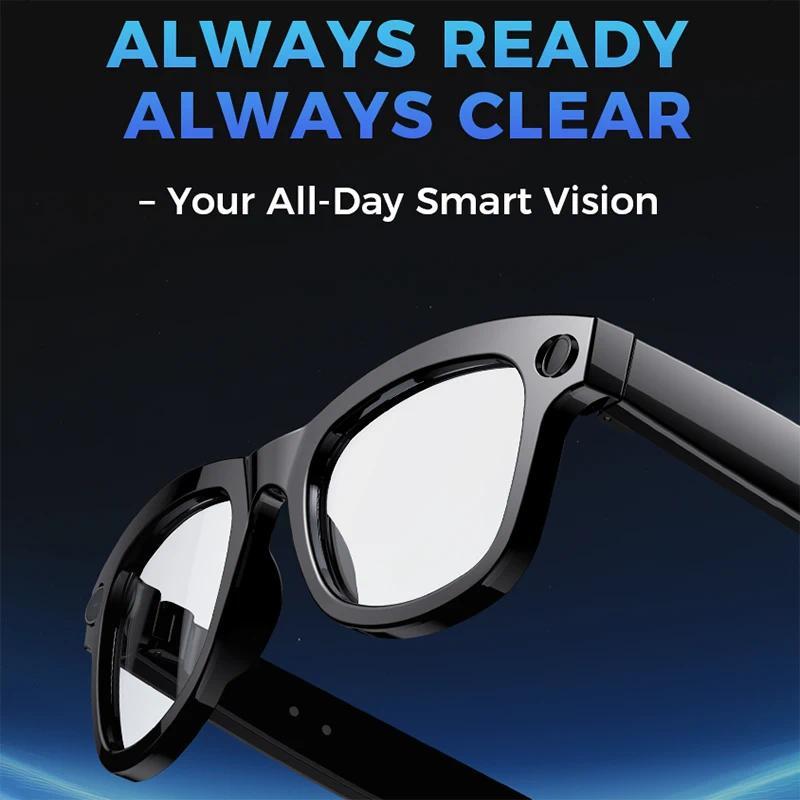 Smart Glasses With Camera 8 Million Pixels Photo Video Recording Supports AI translation Object Recognition With ChatGPT