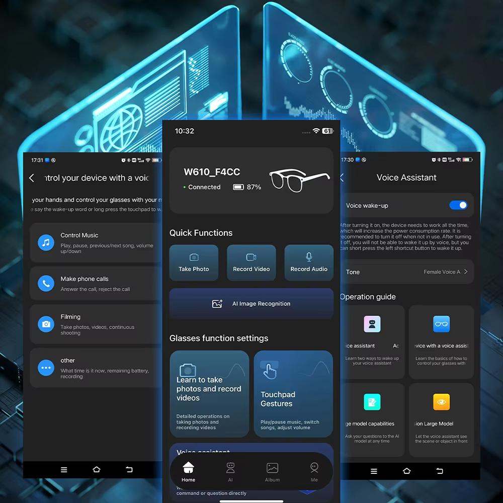 2026 New AI Smart Translation Smart Glasses 8MP HD Camera Bluetooth Call Music Play Photo Take Voice Video Recording Sunglasses