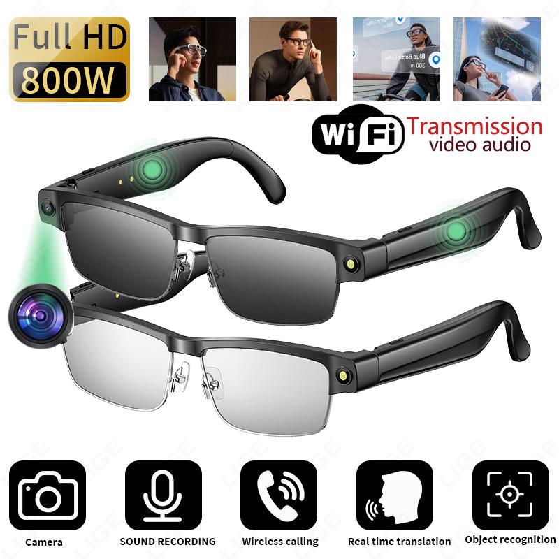 AI Smart Glasses 800W Pixels HD Recording Video Photo Sunglasses AI ChatGPT WIFI Recognition Translation Bluetooth Call glasses