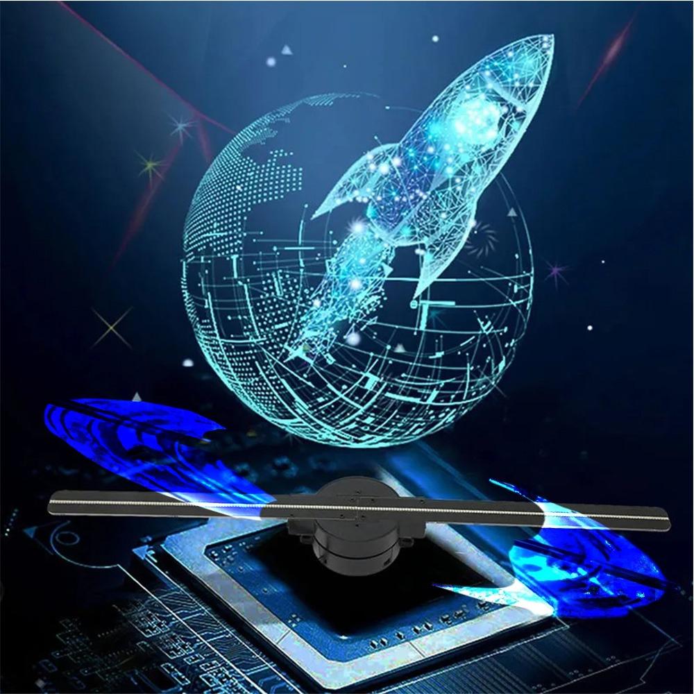 3D Hologram Fan Projector with LED High definition Display Suitable for Attracting Attention Mall Dining Hologram Fan