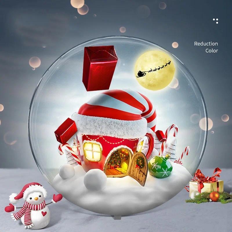 Y27 3D Holographic Projector Fan Desktop Model Fan Remote Support Photo Video Led Sign Advertising Logo Light 3D Hologram Fan