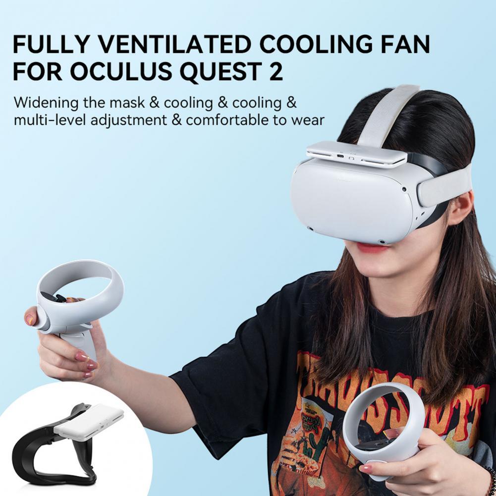 VR Ventilation Fan Strong Wind VR Radiator Fan Soft Anti frog Great VR Headset Air Circulation Radiator Facial Cover